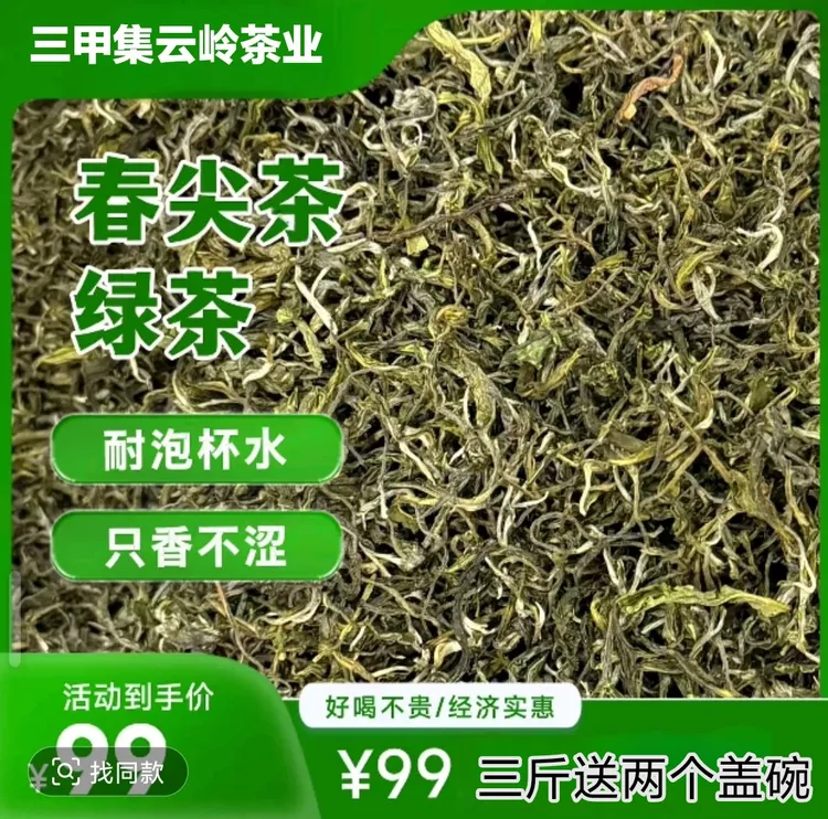 新茶绿茶浓香型散装普洱袋装高香春茶口粮春尖茶浓香型苦头大背水