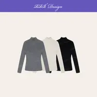 RRB Design「软甲」无缝扬子纱可机洗绵羊毛修身弹力长袖高领毛织衫