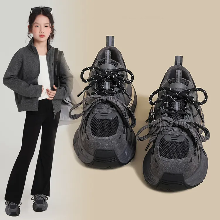 女童运动鞋2025秋冬新款中大童加绒保暖二棉老爹鞋6-12岁儿童鞋子