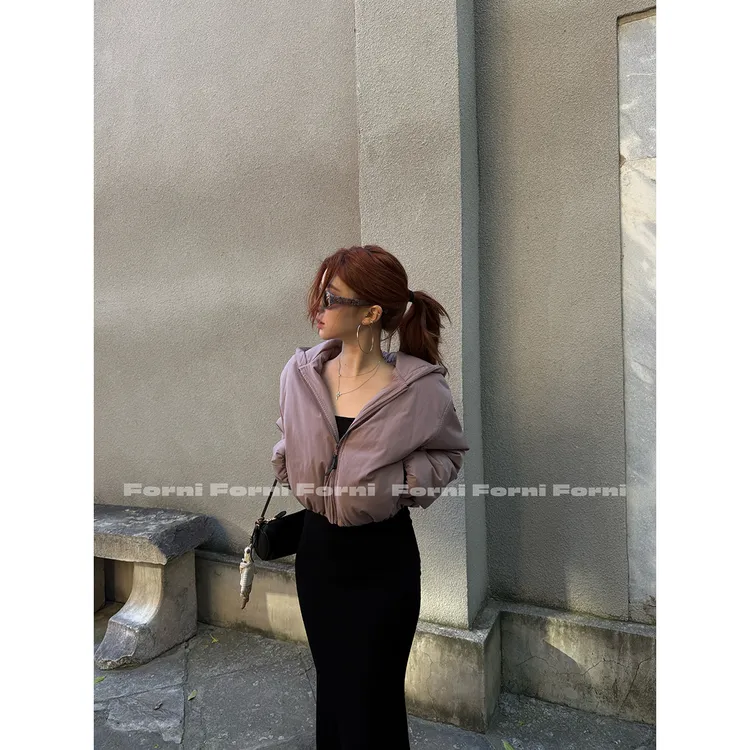 10月29日10:00新品 FORNI 小暖炉 超暄软夹心纺丝棉连帽棉服