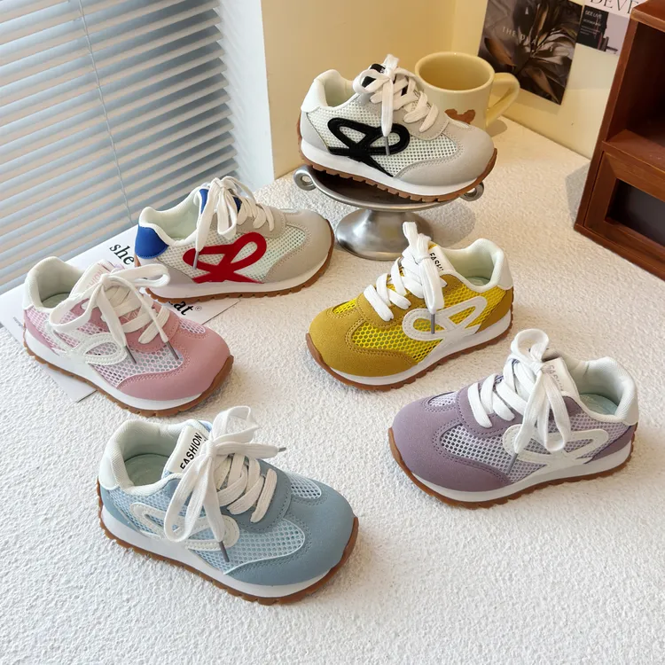 【糖果色】女童运动鞋透气单网阿甘鞋夏季新款女宝宝鞋子儿童跑步鞋