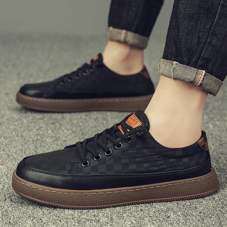 2025新款男鞋帆布鞋韩版板鞋透气鞋布鞋时尚休闲鞋百搭板鞋潮鞋男