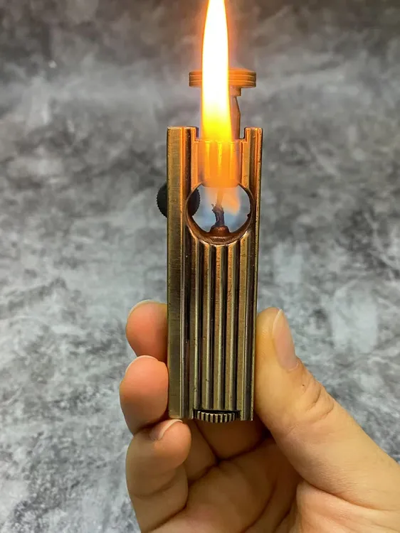 个性煤油横向打火复古打火机