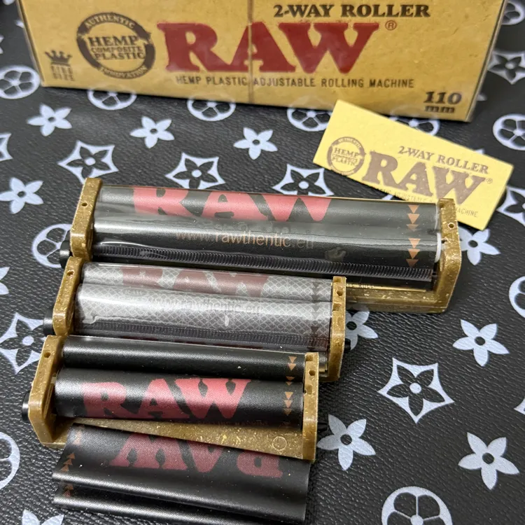 进口RAW手动卷烟器70mm78mm110mm可调节6mm8mm粗细送备用手卷布