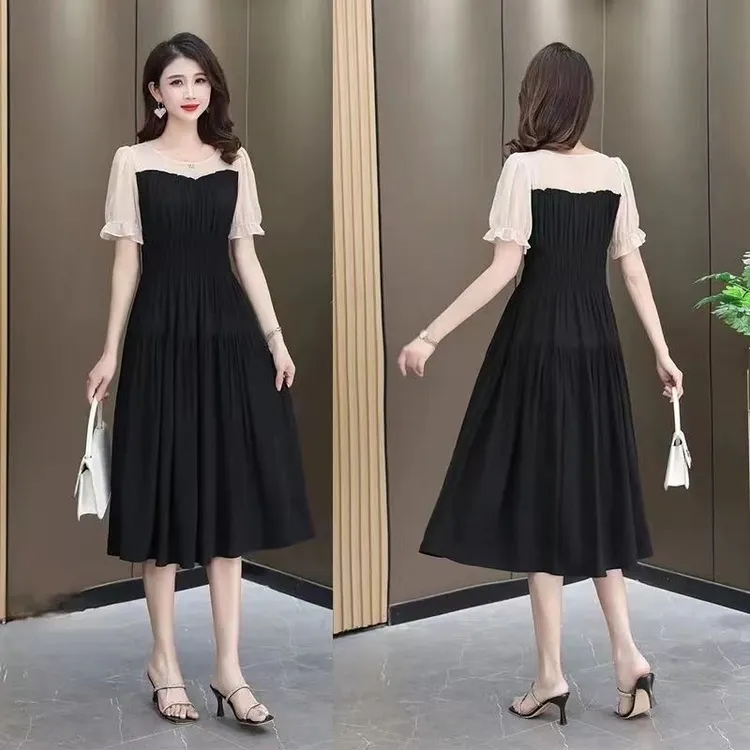 金步康初春连衣裙新款夏季法式连衣裙春秋气质高端精致大码小众设