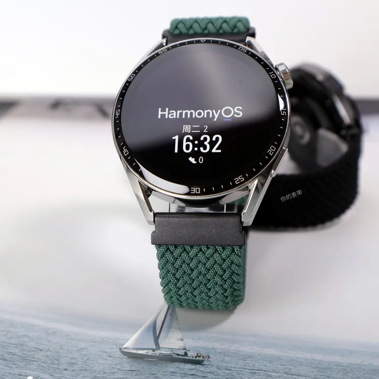 适用华为GT6/Pro机甲风伞扣GT4/3弹力尼龙编织柔软watch5手表腕带