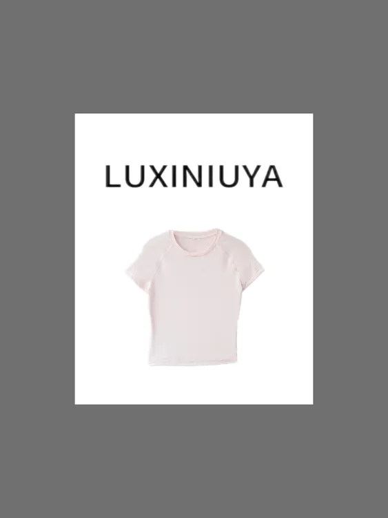 【LUXINIUYA】夏季潮牌新款圆领显瘦设计感T恤女款#CX3603