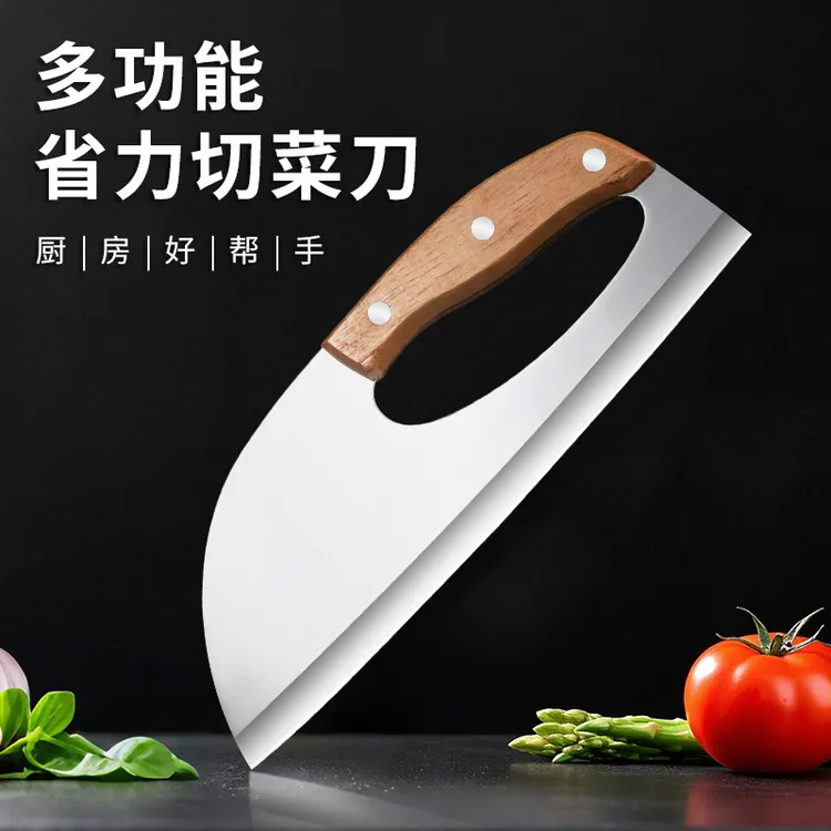 省力菜刀家用手工不锈钢厨房菜刀厨师锋利切肉刀切片刀女士切菜刀