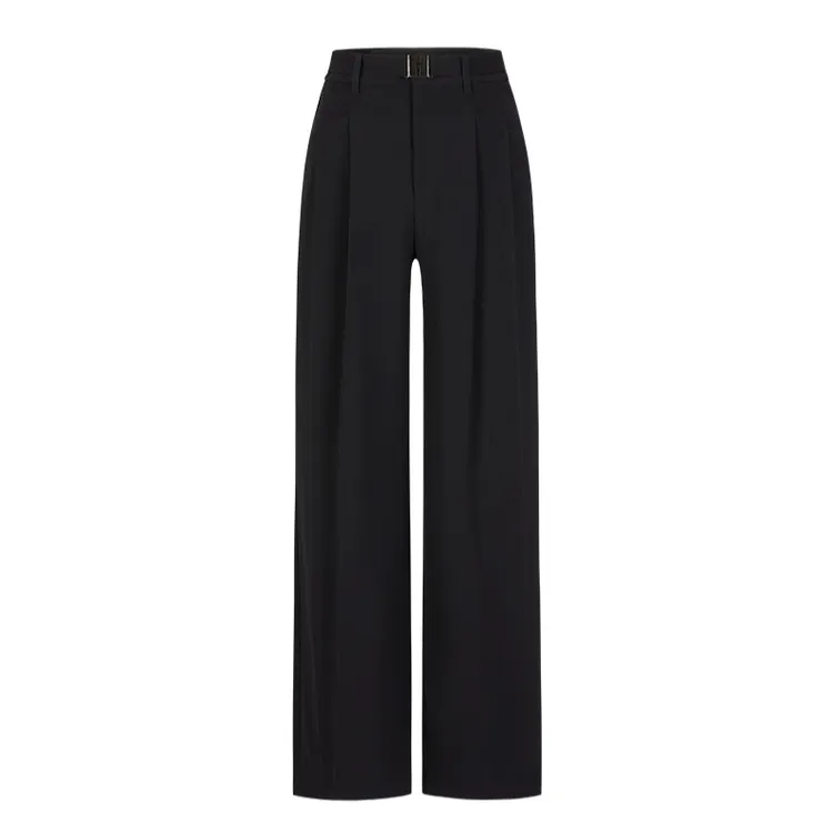 【商场同款】纯色长裤女新款罗马布垂顺休闲裤Y102311610