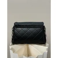 TOLEX2025新款手工时尚百搭女包大毛黑色