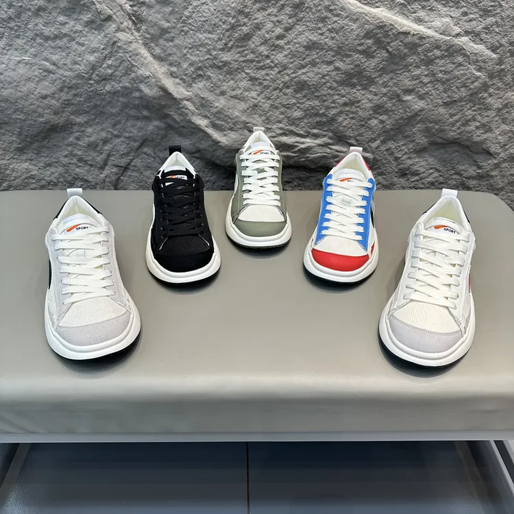 Ec88-655男士春季新款休闲鞋时尚百搭低帮软底透气舒适运动鞋鞋