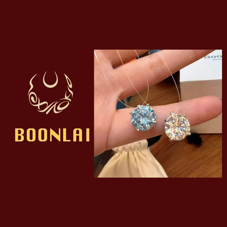 合金项链 Boonlai人鱼线带钻锁骨链项链1436