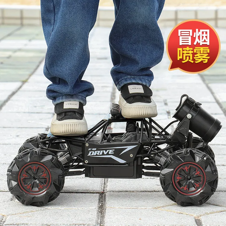 超大号遥控车漂移越野车攀爬大脚车高速赛车充电男孩汽车喷雾玩具