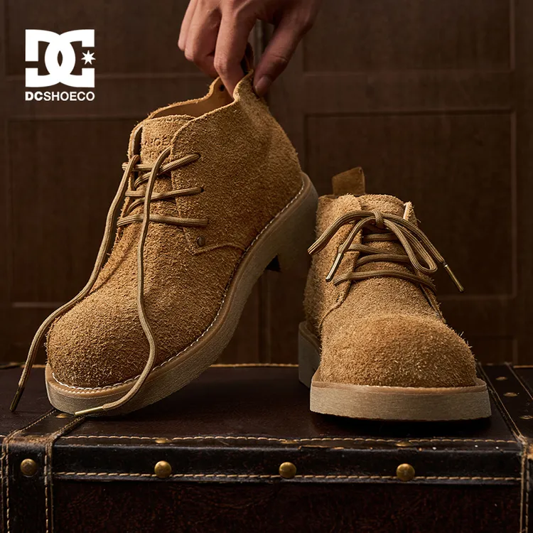 DCSHOES XIVAN EDGE 2025年冬季新款中帮男鞋短靴头层牛皮马丁靴