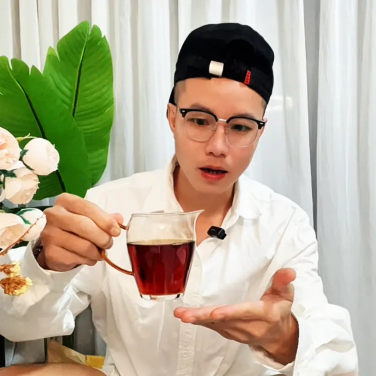 生态普洱熟茶饼云南普洱茶2017年易武大树熟茶熟普冬天暖胃润肠