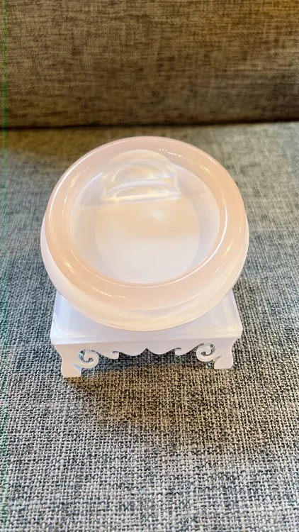 天然新疆粉玉镯气质古风