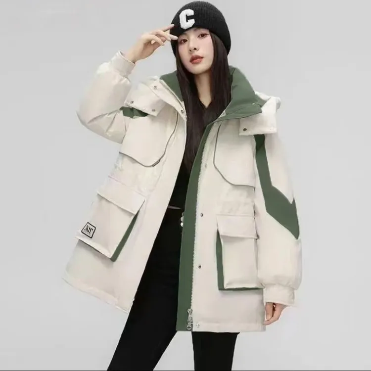 0315大码女装休闲加厚棉衣保暖外套