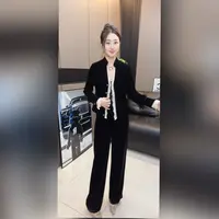 （7065）雪颖家2025年春季新款气质显瘦百搭拼接镂空蕾丝女衫外搭