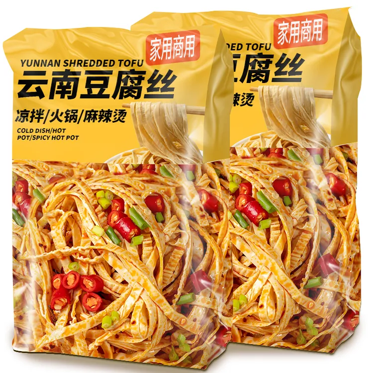 石屏豆腐丝云丝干货云南特产豆腐皮豆制品凉拌菜火锅食材商用整箱