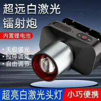 【飞飞专属】高亮白激光镭射炮伸缩头灯