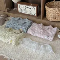 现货【嘿甜心】儿童春秋可爱卡通居家德绒家居服套装-83182