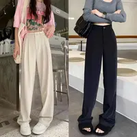 【主播同款】垂感高级百搭休闲直筒裤