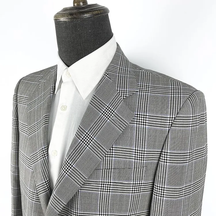 意大利120支纯羊毛 观家洋服西装外套男士轻奢商务休闲西装H2360B