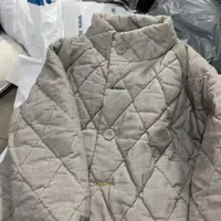 ［小小布］no退换-东大门正品s5h菱格纹棉服