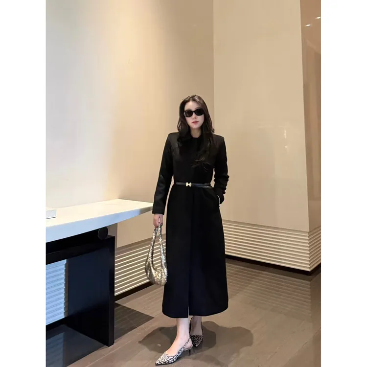 芭蕾 法式气质显瘦时尚百搭休闲大衣XX023