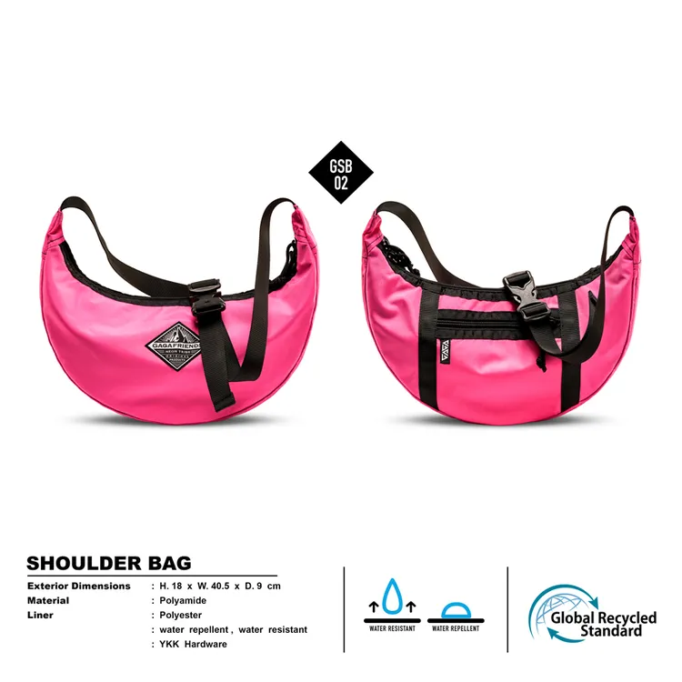 GAGAFRIENDS饺子包斜挎包大容量大学生上课单肩健身背包运动包包