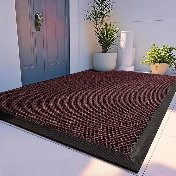 弹力丝入户玄关进门地垫蹭土耐脏耐磨免洗户外防滑商用家用高端