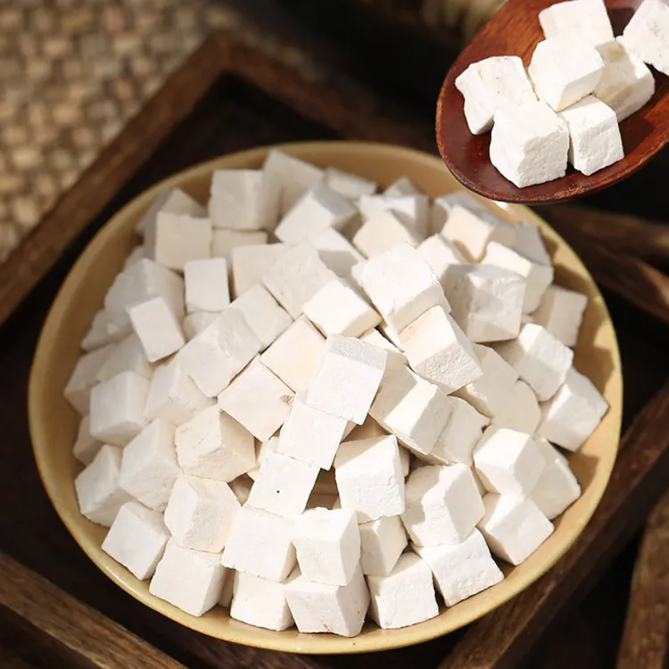 【聪爸精选】茯苓丁500g主营新货中心丁 白茯苓茯苓块伏苓干