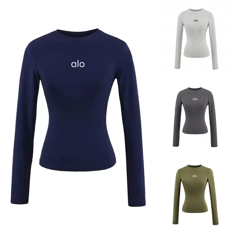 FF正肩卡戴珊大雷t长袖女紧身掐腰亲肤显瘦运动r恤