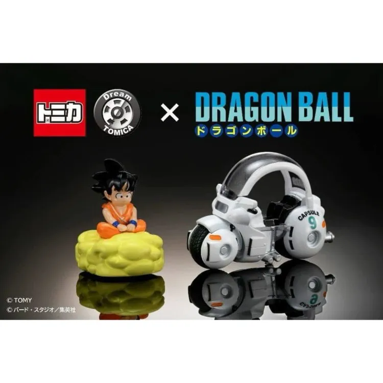 tomy多美卡 Dream tomica 七龙珠 l孙悟空筋斗云布尔玛摩托车模型