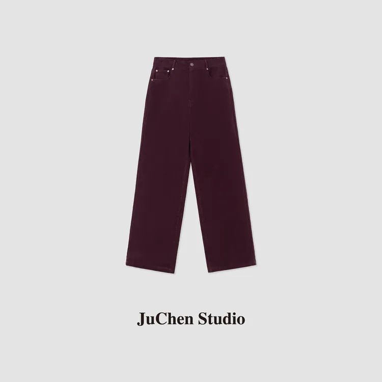 加绒版御寒高磅数灯芯绒 两色 小直筒裤条绒裤 FW111783