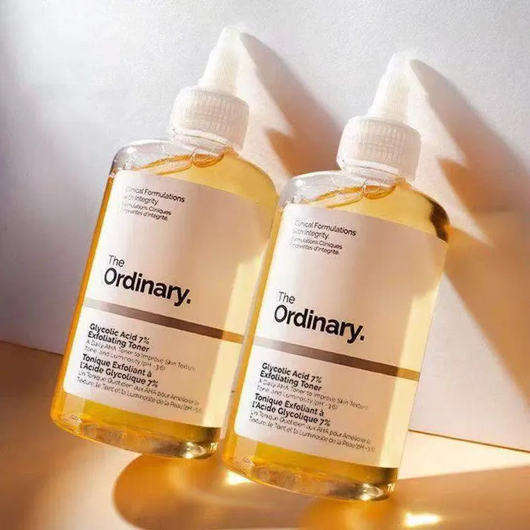 现货果酸The Ordinary爽肤水 7%甘醇酸乙醇酸化妆水去闭口 240ml