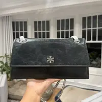 【海绵专属】TORY BURCH/汤丽柏琦 预售 墨绿色单肩包169451-400
