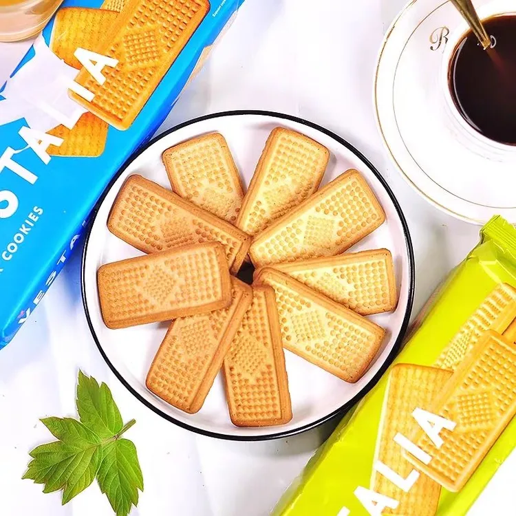 到手三包俄罗斯进口慈润尼牌维斯塔利亚奶油味巧克力涂层饼干