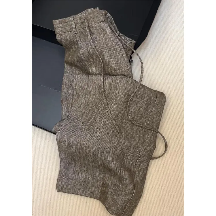 人手一件好版型！轻奢高端阔腿裤女复古时髦休闲慵懒风松弛感裤子
