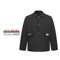 GUCHOIS刺绣马车夹克外套时尚潮 GU066