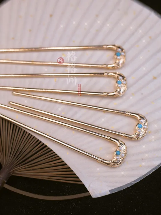 格格间原创【羽衣】复原花纹发簪子锦绣芳华县主牡丹唐风汉服发饰