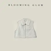 BLOOMING GLOW 芬兰SAGA水 貂翻领马甲