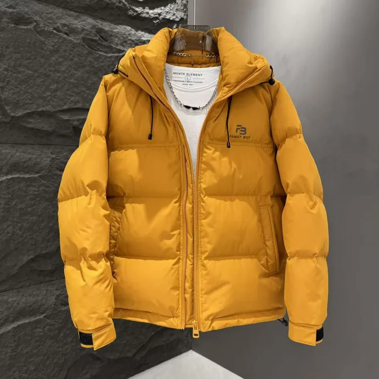 冬季新款户外加厚连帽保暖痞帅男士棉服6616