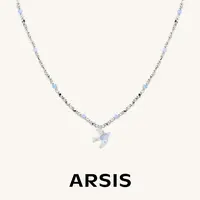 【新品上新】ARSIS小森林飞鸟项链碎银子锁骨链高级感