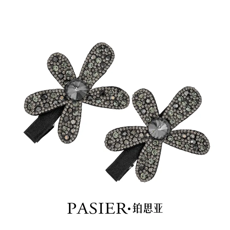 铂思亚 太阳花 原创设计优雅百搭发夹一对装NN160