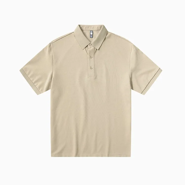 夏季短袖Polo衫青少年白色polo衫翻领休闲百搭薄款男士