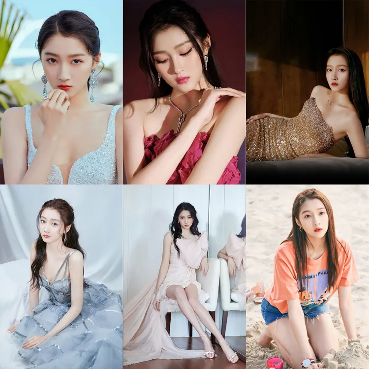 关晓彤甜蜜暴击海报画美女图片贴纸宿舍寝室贴画壁纸鹿晗大海报