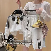 秋季新款儿童百搭休闲运动套装Z