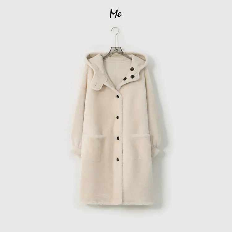 ME【南非进口巴卡王冠皮毛一体（双面穿）】御寒保暖皮草外套MESA4667