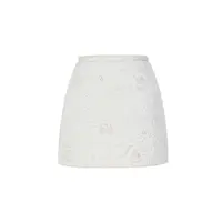 LeFame/拉飞姆冬季重工花卉刺绣半裙LF24D21SS095